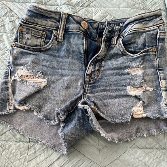 American eagle denim shorts size 0 - Picture 5 of 5